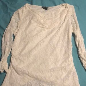 White lace top